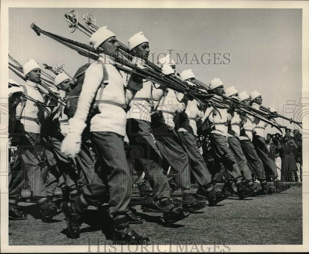 1953, Snow Troops of Indian Army Trained for War in Hamalayas - Historic Images