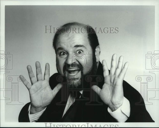 1985 Press Photo Comedian Dom DeLuise in "Dom DeLuise & Friends" on ABC-TV - Historic Images