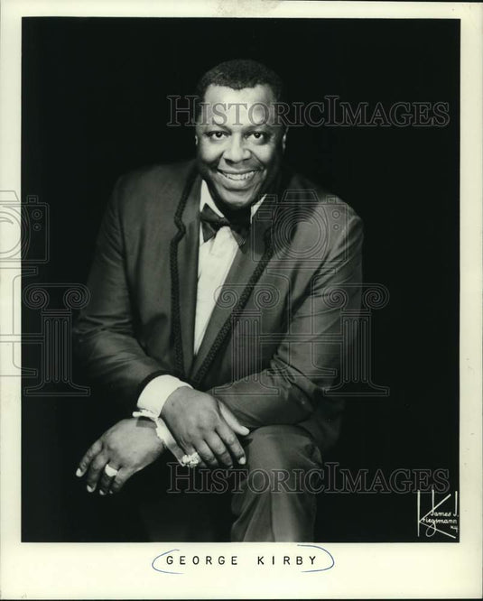1974 Press Photo Comedian George Kirby - Historic Images