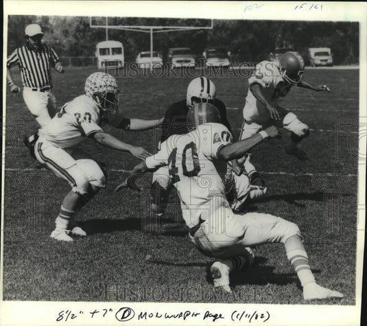 1982 Press Photo Roadrunners at Football Practice - mjc43336 - Historic Images