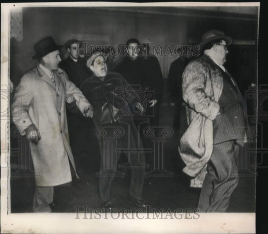 1953 Dock Worker Prepares to Kick Union Organizer at Tugboat Strike-Historic Images
