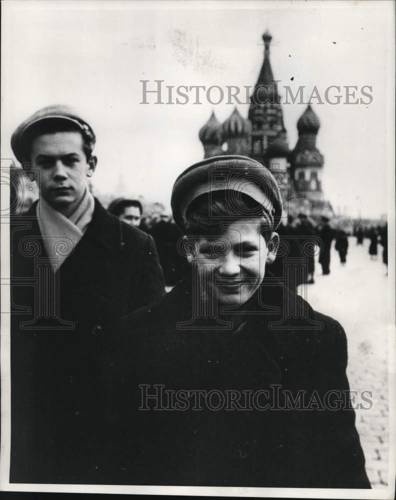 1959 Moscow Boys Have A Neatly Scrubbed Appearance-Historic Images