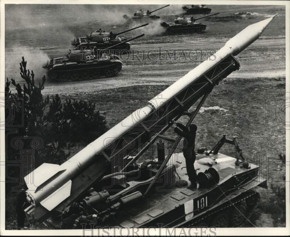 1966 Soviet Military Maneuvers By Tactical Missile Unit-Historic Images