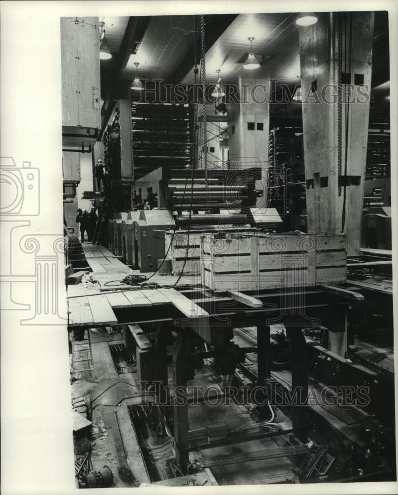 1961, New Presses in Milwaukee Journal Sentinel Press Room - Historic Images