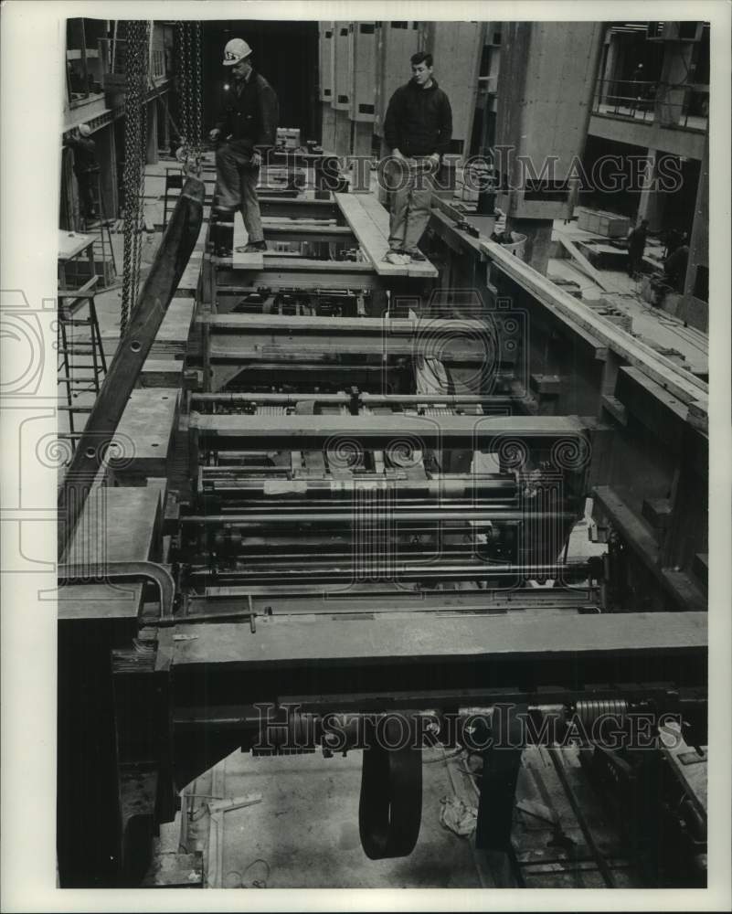 1961, Press Installation in Milwaukee Journal Sentinel Press Room - Historic Images