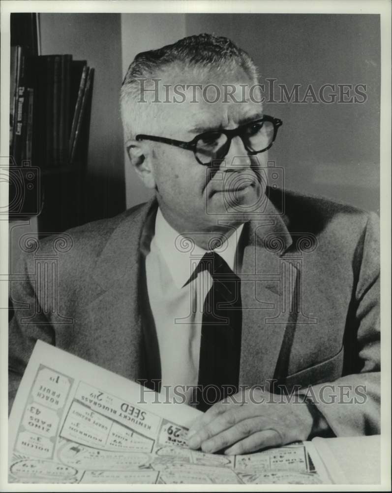 1972, Arville Schaleben, Milwaukee Journal Newspaper Executive - Historic Images