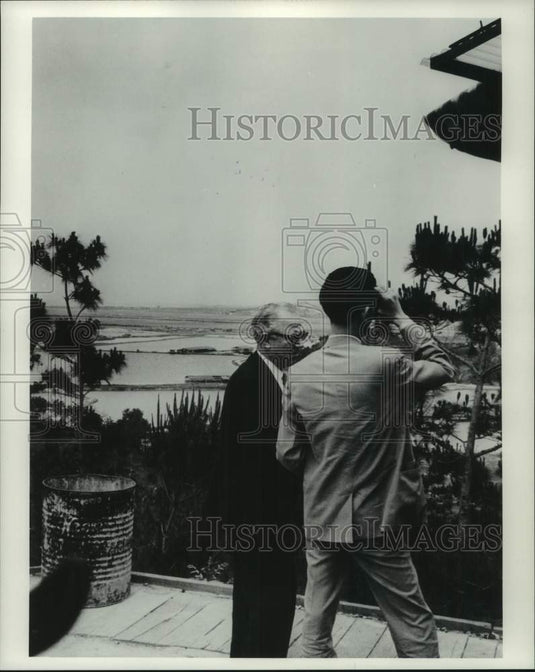 1972, Arville Schaleben, Milwaukee Journal Newspaper Executive - Historic Images