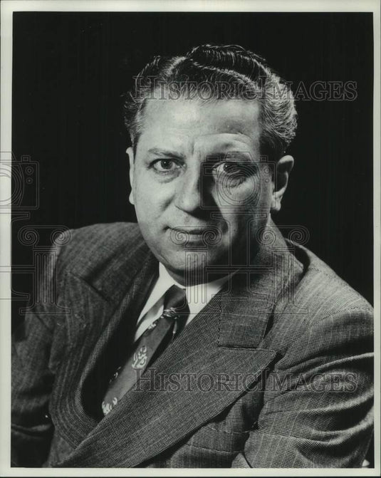 1972, Arville Schaleben, Milwaukee Journal Newspaper Executive - Historic Images