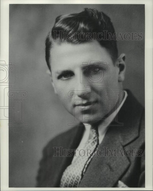 1972, Arville Schaleben, Milwaukee Journal Newspaper Executive - Historic Images