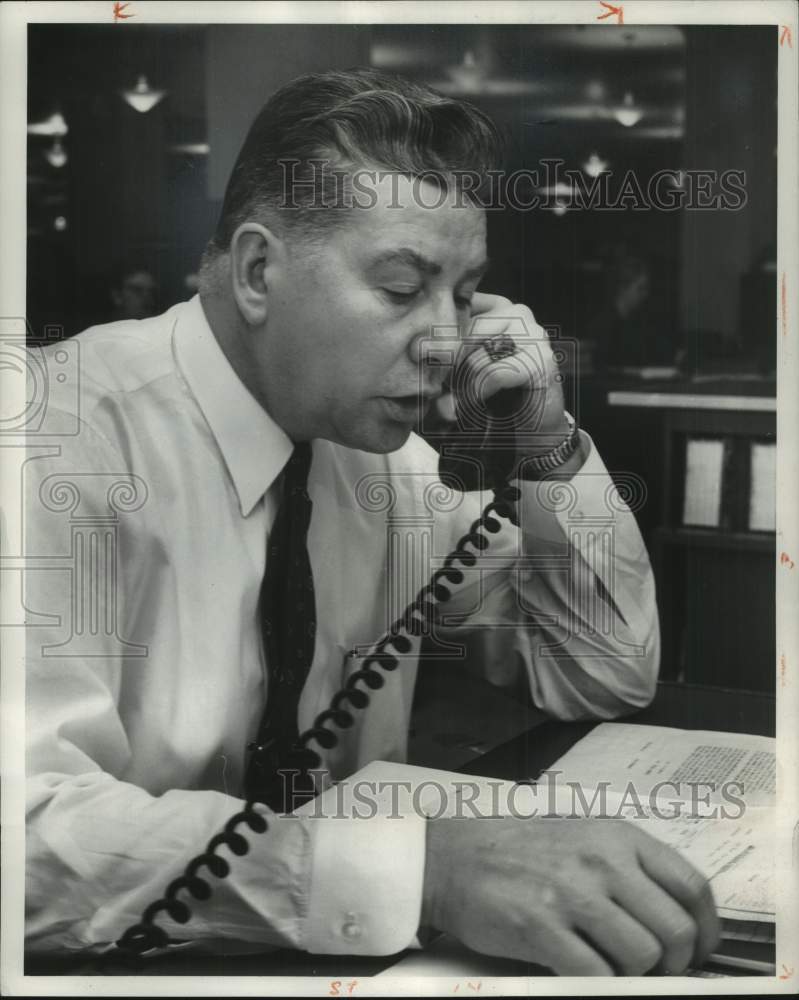 1957, Thomas McFarland of The Milwaukee Journal Business Office - Historic Images