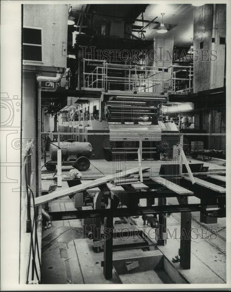 1962 Press Photo The Milwaukee Journal Press Room - mje00125- Historic Images