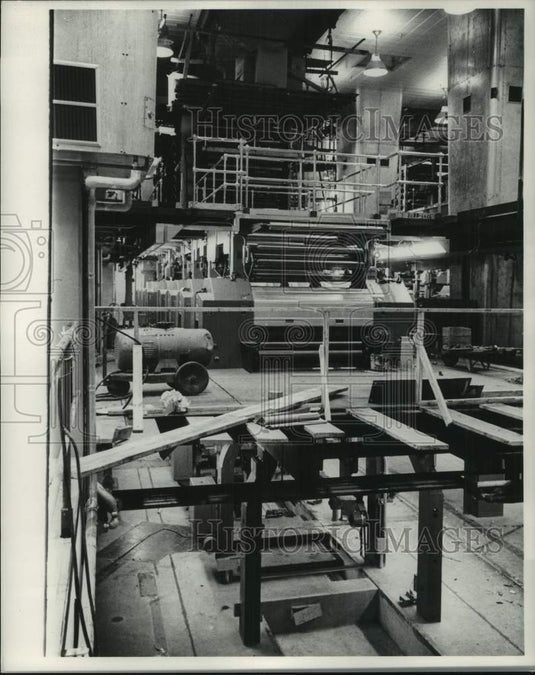 1962 Press Photo The Milwaukee Journal Press Room - mje00125- Historic Images