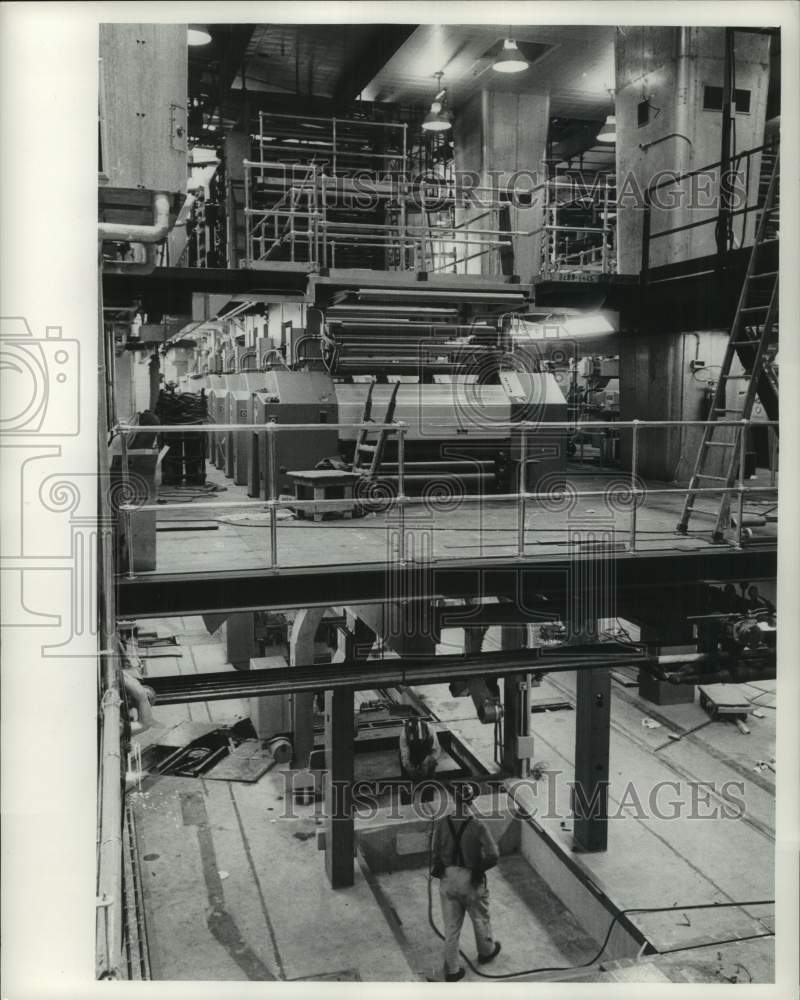 1962, New Presses at The Milwaukee Journal Press Room - mje00129 - Historic Images