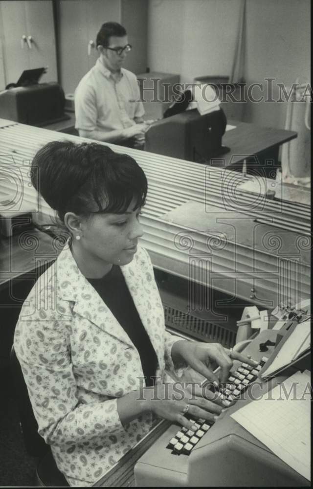 1969, Employees in Milwaukee Journal Sentinel Business Office - Historic Images