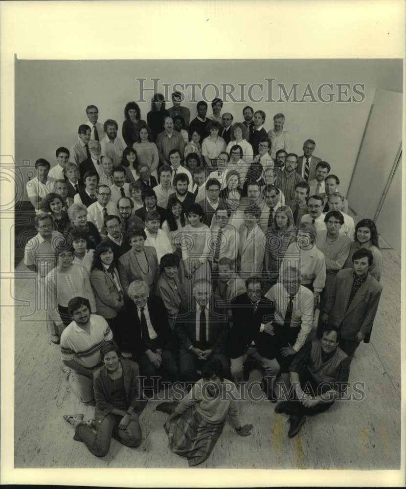 1987 Press Photo Milwaukee Journal Sentinel News Department Staff - mje00263 - Historic Images