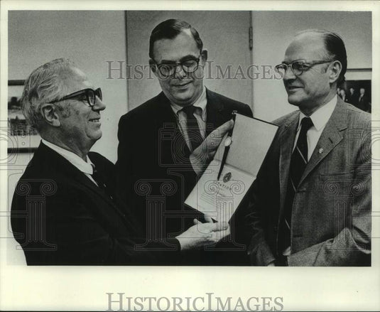 1972, Arville Schaleben, Richard Leonard and Rod Van Every - Historic Images