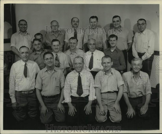 Press Photo Milwaukee Journal Camera/Platemaking Department Employees - Historic Images