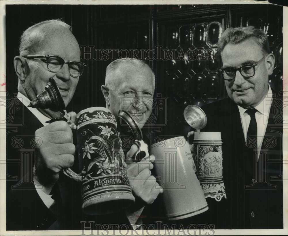 1964, The Journal, circulation department alumni with Beer steins, WI - Historic Images