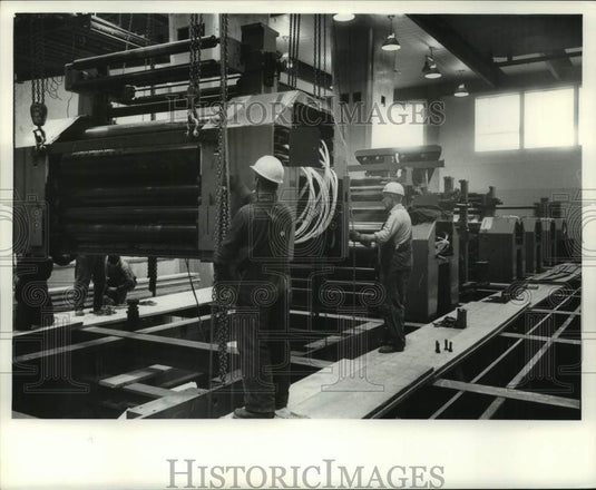 1961, The Milwaukee Journal Press Room - mje00432 - Historic Images
