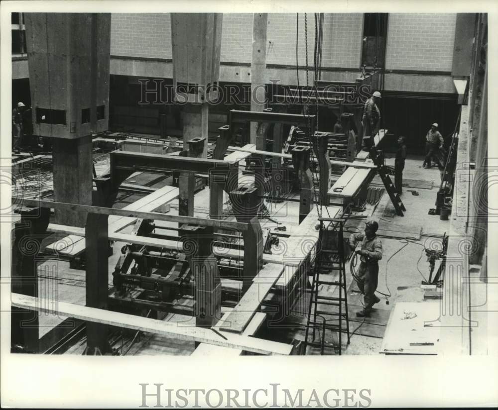 1961 Press Photo The Milwaukee Journal Press Room Department - mje00447- Historic Images