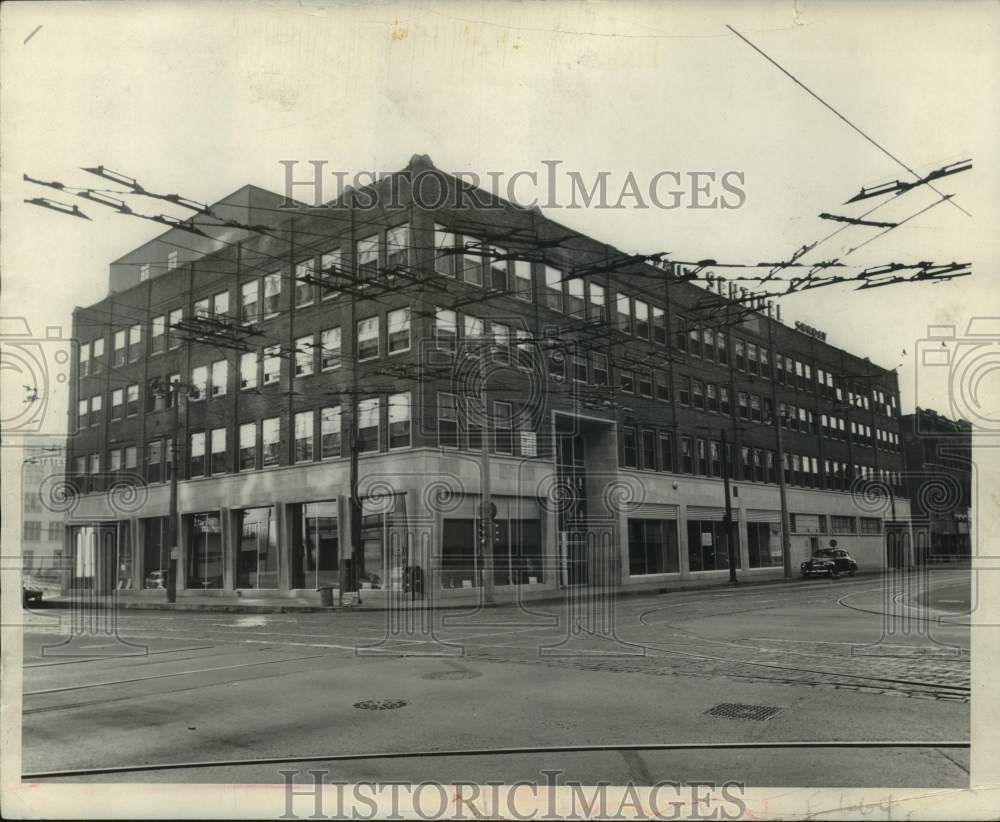 1967, The Milwaukee Sentinel Building Exterior - mje00492 - Historic Images