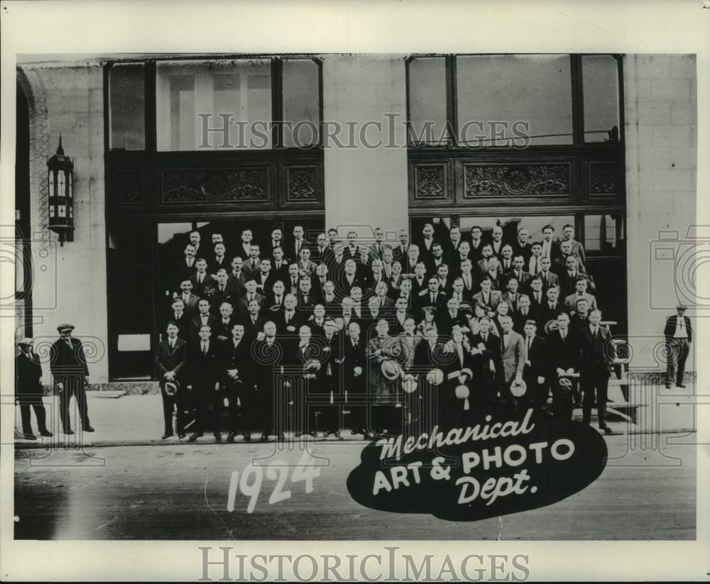1924 Milwaukee Journal Photo Department Employees - Historic Images
