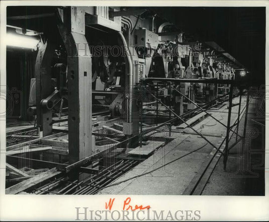 1962, The Milwaukee Journal Press Room - mje00558 - Historic Images