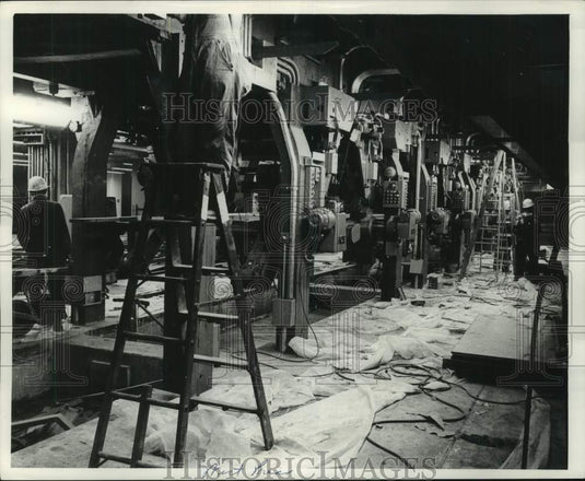 1962, New Presses at The Milwaukee Journal Press Room - mje00560 - Historic Images