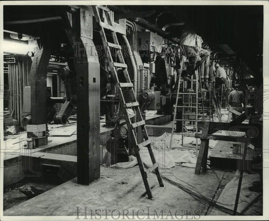 1962, New Presses at The Milwaukee Journal Press Room - mje00562 - Historic Images
