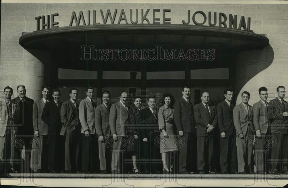 1948, The Milwaukee Journal Radio City Employees - mje00567 - Historic Images