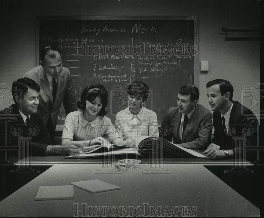 1966, The Milwaukee Journal Advertising Department Staff &amp; Interns - Historic Images