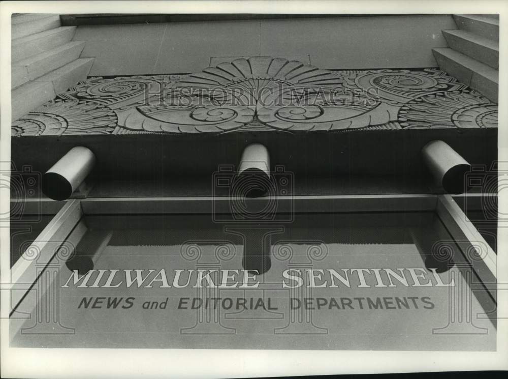 1966, Milwaukee Sentinel Building Exterior - mje00772 - Historic Images