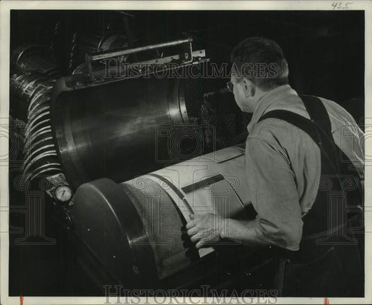 1953, George Zoske of The Milwaukee Journal Stereotype Department - Historic Images