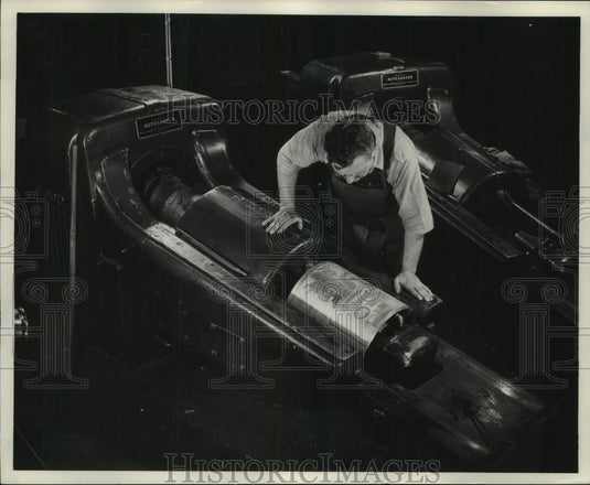 1951, The Milwaukee Journal Stereotype Department - mje00892 - Historic Images