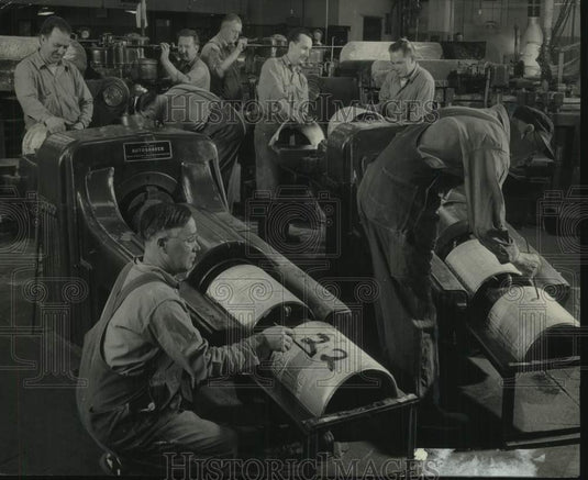 1948, The Milwaukee Journal Stereotype Department - mje00901 - Historic Images