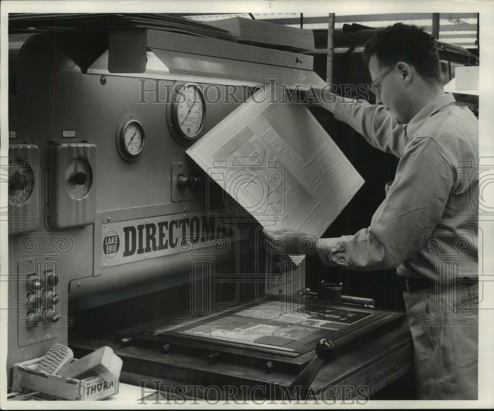 1967, John M. Breitweiser of Milwaukee Journal Stereotype Department - Historic Images