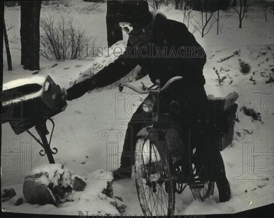 1971, The Milwaukee Journal Delivery Boy Ray Edwards, Elm Grove - Historic Images