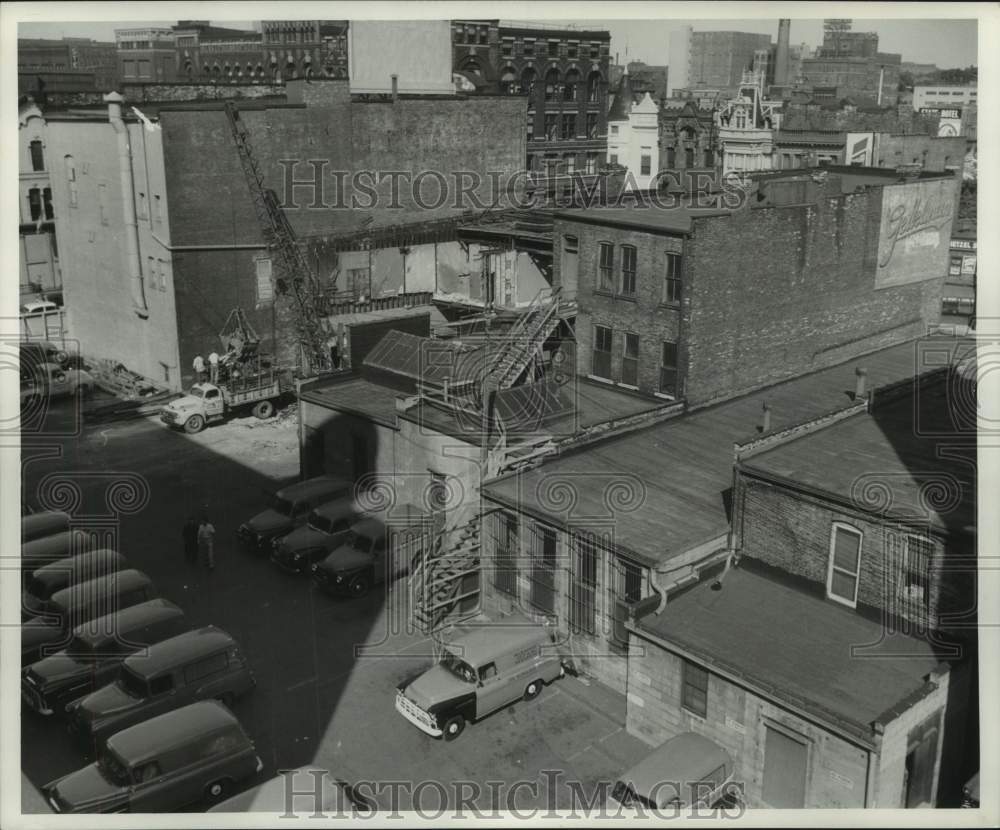 1956, The Milwaukee Journal Parking Lot - mje00958 - Historic Images