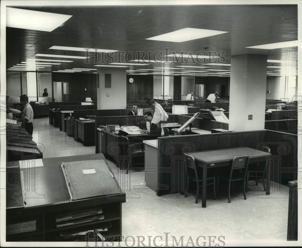 1962, Workers in Milwaukee Journal Newspaper&#39;s Business Office, WI - Historic Images