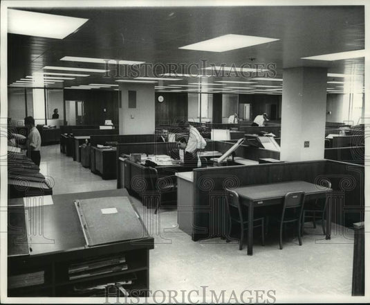 1962, Workers in Milwaukee Journal Newspaper's Business Office, WI - Historic Images