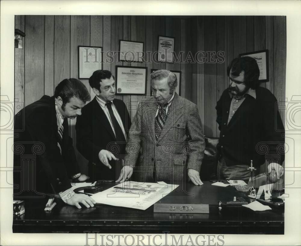 1972, Milwaukee Journal Advertising Department Employees &amp; Clients - Historic Images