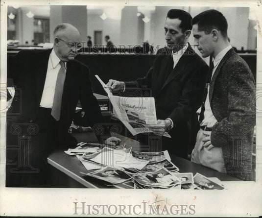 1955, Employees of The Milwaukee Journal Advertising Department - Historic Images