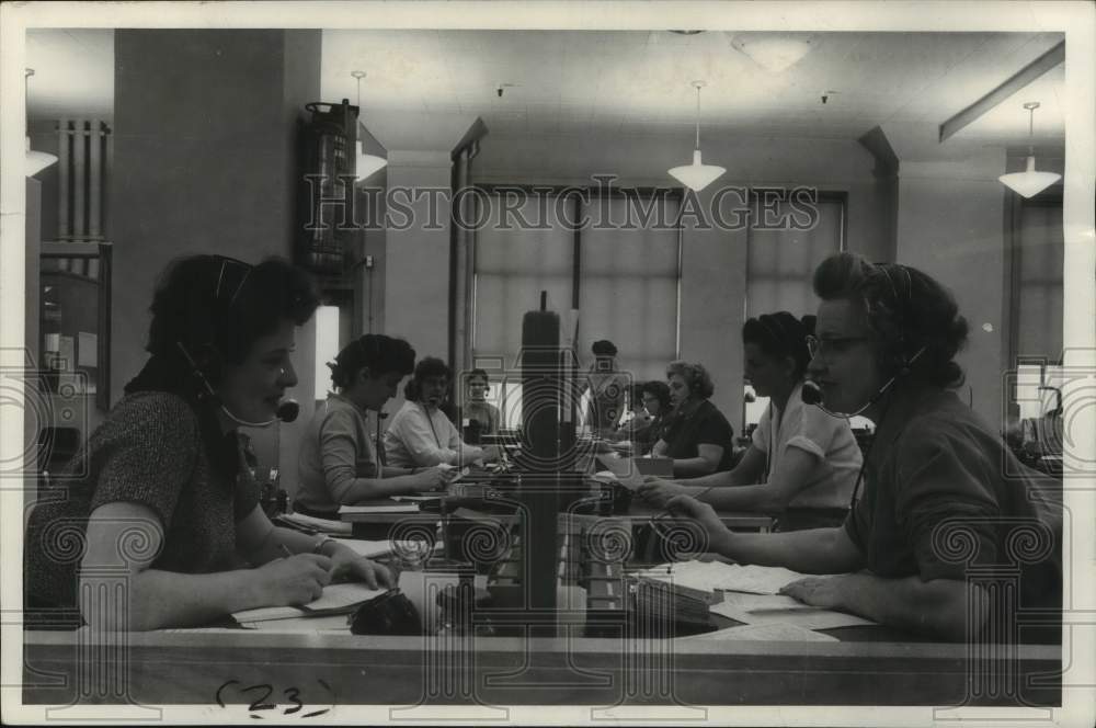 1957, The Milwaukee Journal Classified Department Saleswomen - Historic Images