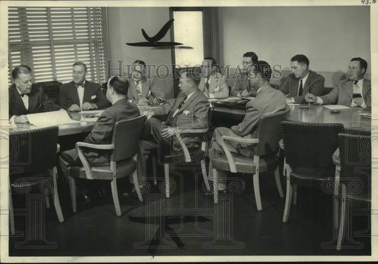 1950, Milwaukee Journal State Circulation Department Meeting - Historic Images