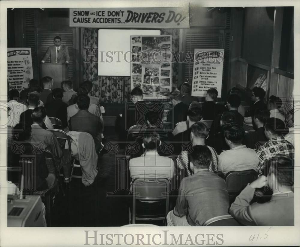 1955 Milwaukee Journal State Circulation Department Drivers&#39; Clinic - Historic Images