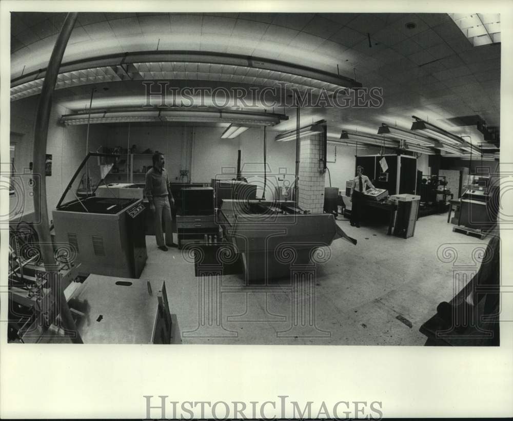 1978 Press Photo Milwaukee Journal Production Department Litho Room - mje01208- Historic Images