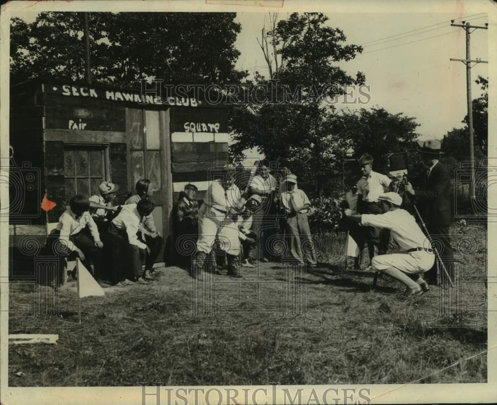 1929, Milwaukee Journal sponsored "Home Run Hawkins" Movie - Historic Images