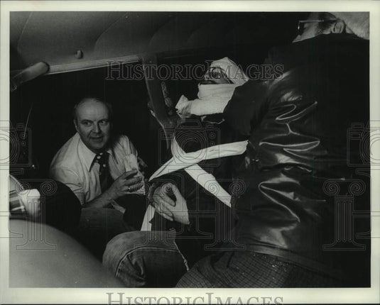 1975, The Milwaukee Journal First Aid Class on the loading dock, WI - Historic Images