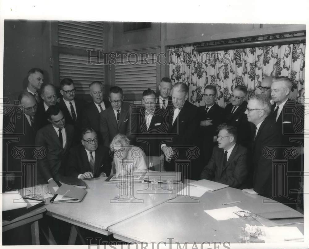 1961, The Milwaukee Journal Board of Directors - mje01653 - Historic Images