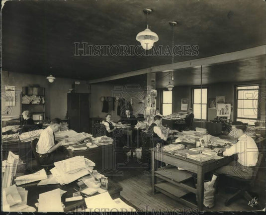 Press Photo The Milwaukee Journal Exchange & Sunday Department - mje01702 - Historic Images